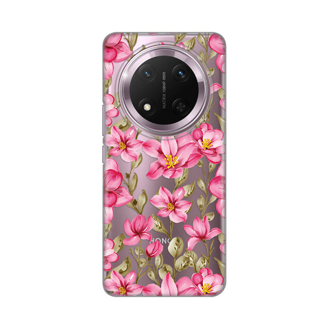 Zastitna silikonska maska (futrola) PRINT - Huawei Honor Magic 7 lite Magnolia.
