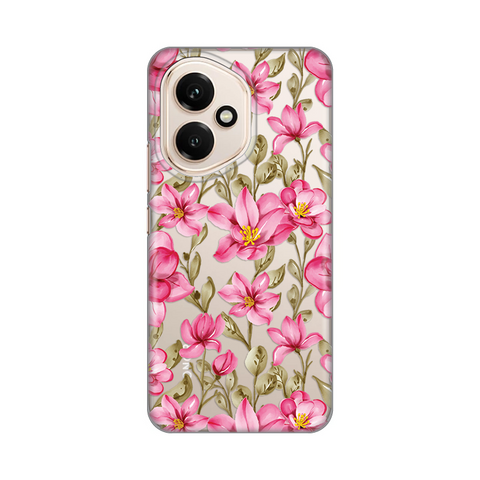 Zastitna silikonska maska (futrola) PRINT - Huawei Honor 400 Magnolia.