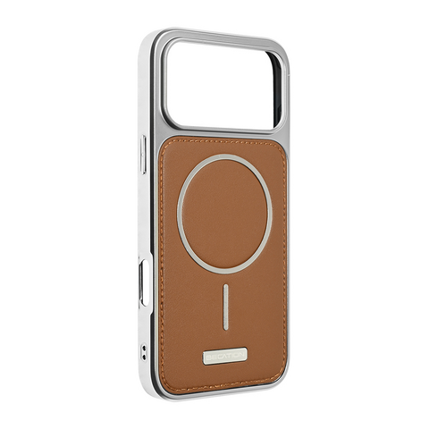 Zastitna maska (futrola) Magsafe Urban Leather - iPhone 17 Pro Max 6.9 braon.