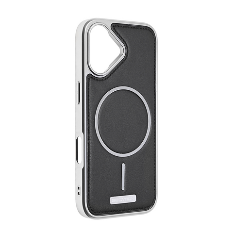 Zastitna maska (futrola) Magsafe Urban Leather - iPhone 17 6.3 crna.