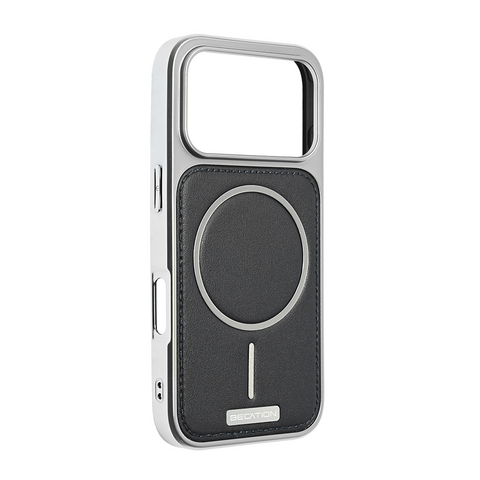 Zastitna maska (futrola) Magsafe Urban Leather - iPhone 17 Pro crna.