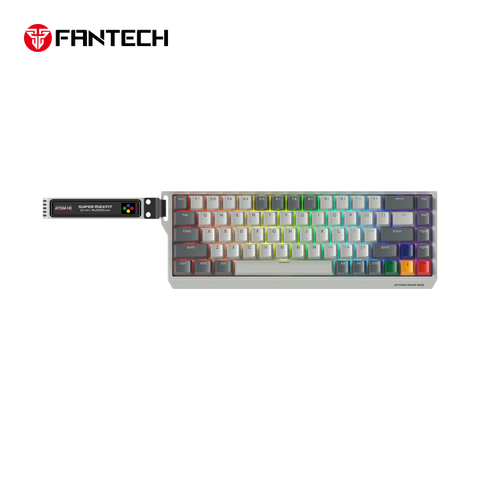 Tastatura Wired Magnetic Gaming Fantech MK922 Atom HE68 Pro Super Maxfit siva (emerald switch).