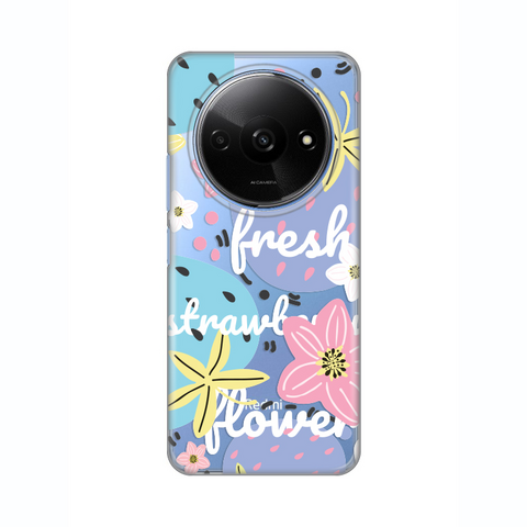 Zastitna ultra tanka (skin) maska / futrola PRINT - Xiaomi Redmi A3 Fresh Pastel.