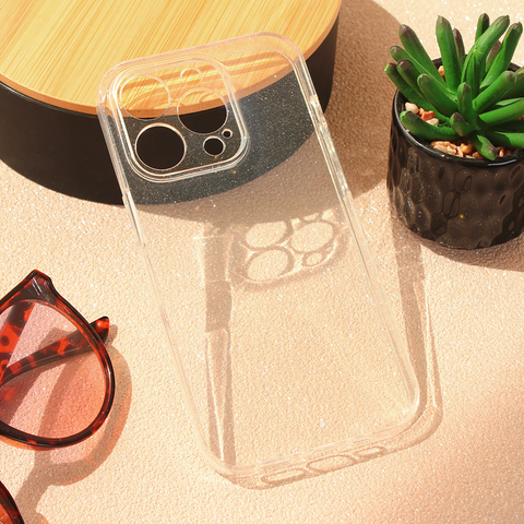 Zastitna maska (futrola) Sparkle Dust - iPhone 15 Pro 6.1 Transparent.