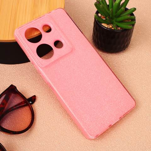 Zastitna maska (futrola) Sparkle Dust - Xiaomi Redmi Note 13 Pro 4G roze.