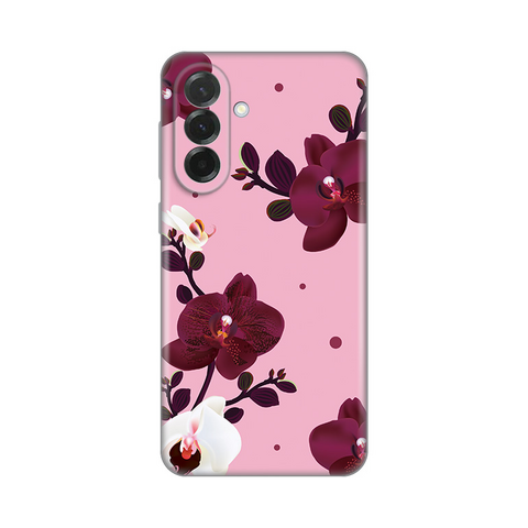 Zastitna ultra tanka (skin) maska / futrola PRINT - Samsung A376 Galaxy A37 5G Pink Orchid.