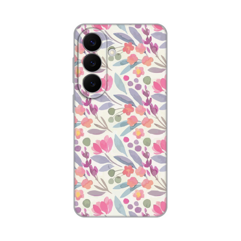 Zastitna silikonska maska (futrola) PRINT - Samsung S941 Galaxy S26 Watercolor Flowers.