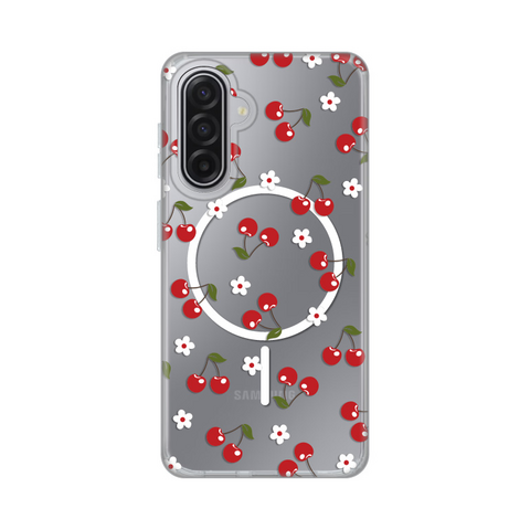 Zastitna maska (futrola) print Magsafe - Samsung A175 Galaxy A17 Cute Cherries.