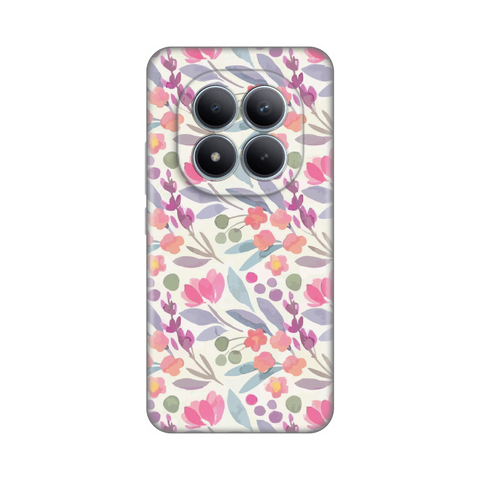 Zastitna silikonska maska (futrola) PRINT - Xiaomi Redmi Note 15 Pro Plus 5G Watercolor Flowers.