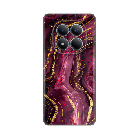 Zastitna silikonska maska (futrola) PRINT - Xiaomi Redmi Note 15 Pro 4G Burgundy.