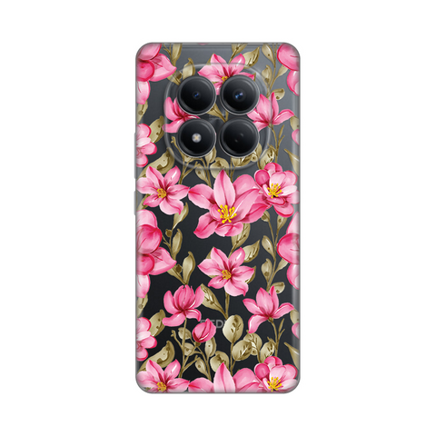 Zastitna silikonska maska (futrola) PRINT - Xiaomi Redmi Note 15 Pro 4G Magnolia.