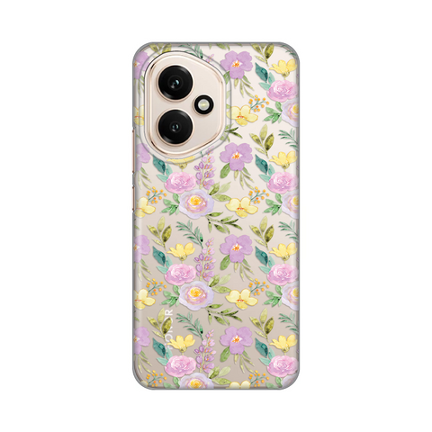Zastitna ultra tanka (skin) maska / futrola PRINT - Huawei Honor 400 Soft Flowers.