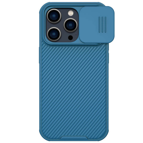 Zastitna maska (futrola) Nillkin CamShield Pro Magnetic - iPhone 14 Pro Max 6.7 plava.
