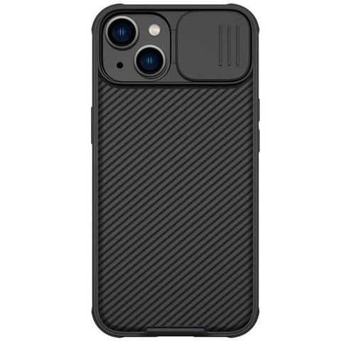 Zastitna maska (futrola) Nillkin CamShield Pro - iPhone 14 Plus crna.