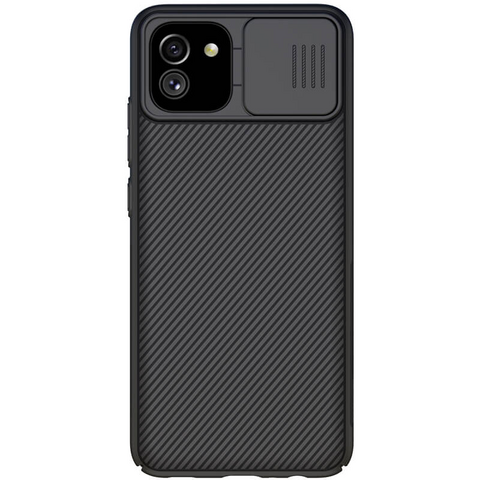 Zastitna maska (futrola) Nillkin CamShield - Samsung A035 Galaxy A03 crna.