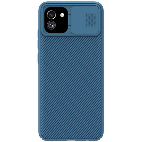 Zastitna maska (futrola) Nillkin CamShield - Samsung A035 Galaxy A03 plava.