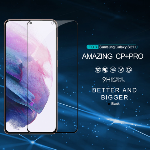 Staklena folija (zastitno kaljeno staklo) za ekran Nillkin CP+ Pro - Samsung G996B Galaxy S21 Plus 5G crni.