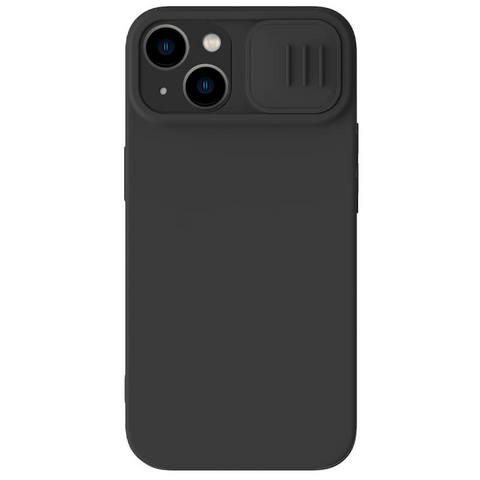 Zastitna maska (futrola) Nillkin CamShield Silky - iPhone 14 Plus crna.