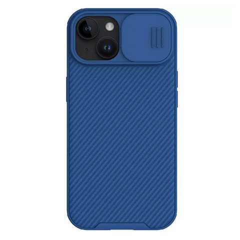 Zastitna maska (futrola) Nillkin CamShield Pro - iPhone 15 Plus plava.