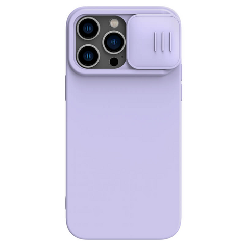 Zastitna maska (futrola) Nillkin CamShield Silky - iPhone 14 Pro ljubicasta.