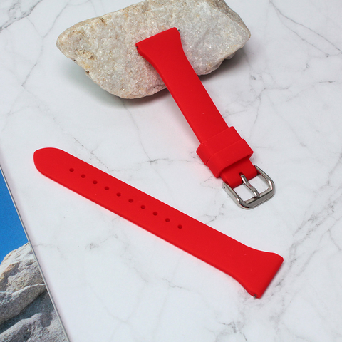 Narukvica ravan (flat) - smart watch Samsung 4, 5 20mm crvena.