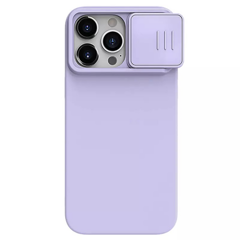 Zastitna maska (futrola) Nillkin CamShield Silky - iPhone 15 Pro Max 6.7 ljubicasta.