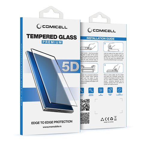 Staklena folija (zastitno kaljeno staklo) za ekran 5D CURVED Full GLUE - Huawei Honor Magic 6 lite crna (MS).