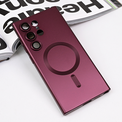 Zastitna maska (futrola) Magsafe Chrome - Samsung Galaxy S23 Ultra bordo.