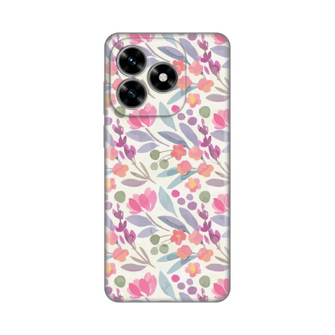 Zastitna silikonska maska (futrola) PRINT - Huawei Honor X5c Plus Watercolor Flowers.