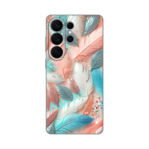 Zastitna silikonska maska (futrola) PRINT - Samsung S948 Galaxy S26 Ultra Pastel Feathers.