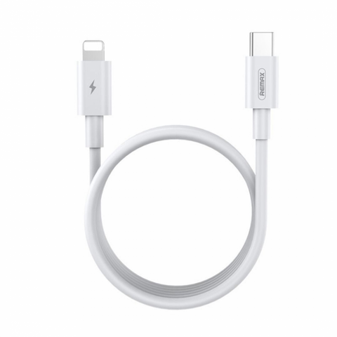 Data kabl REMAX RC-183i PD 30W Type C na iPhone lightning 2m beli.