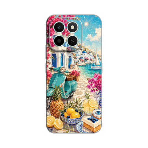 Zastitna ultra tanka (skin) maska / futrola PRINT - Huawei Honor X6c Summer in Greece.