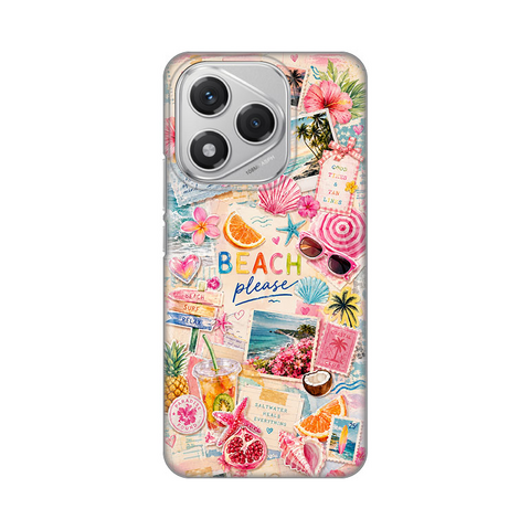 Zastitna ultra tanka (skin) maska / futrola PRINT - Huawei Honor 400 Lite Beach Please.