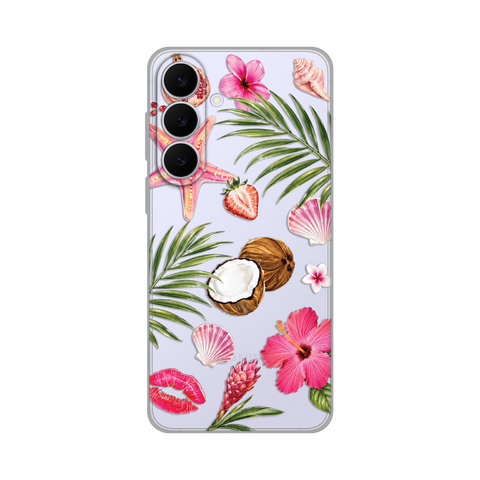 Zastitna silikonska maska (futrola) PRINT - Samsung S731B Galaxy S25 Fe Coconut Paradise.