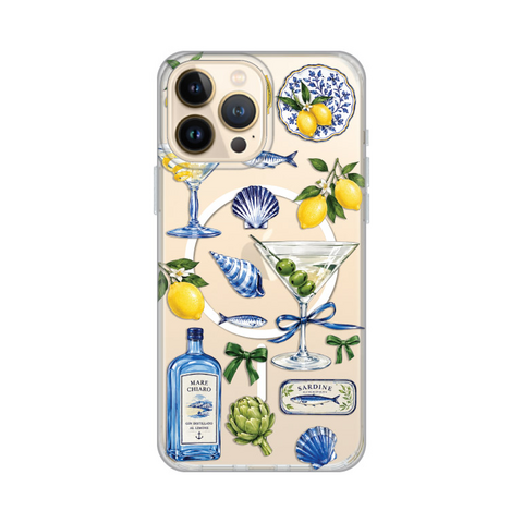 Zastitna maska (futrola) print Magsafe - iPhone 13 Pro Max 6.7 Mediterranean Martini.