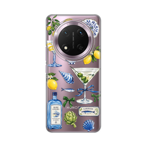 Zastitna silikonska maska (futrola) PRINT - Huawei Honor Magic 7 lite Mediterranean Martini.