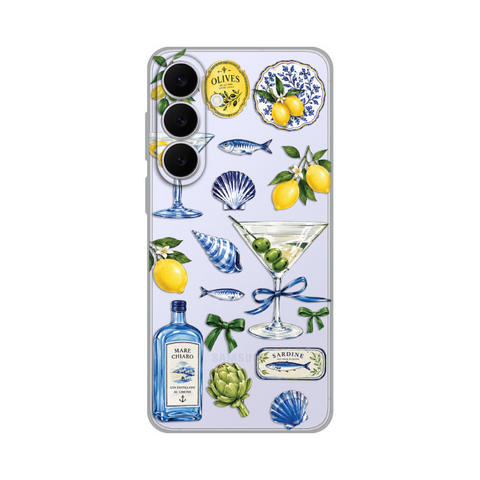 Zastitna silikonska maska (futrola) PRINT - Samsung S731B Galaxy S25 Fe Mediterranean Martini.