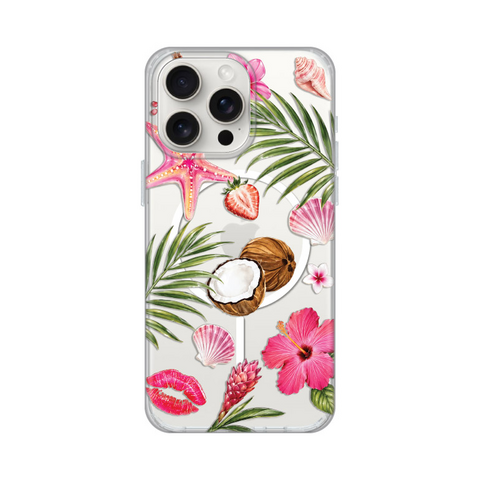 Zastitna maska (futrola) print Magsafe - iPhone 15 Pro Max 6.7 Coconut Paradise.