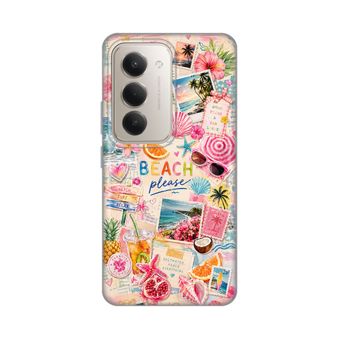 Zastitna ultra tanka (skin) maska / futrola PRINT - Xiaomi Redmi 15 4G Beach Please.