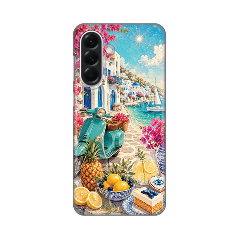 Zastitna ultra tanka (skin) maska / futrola PRINT - Samsung A566 Galaxy A56 5G Summer in Greece.