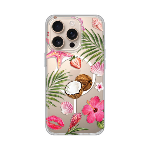 Zastitna maska (futrola) print Magsafe - iPhone 16 Pro Coconut Paradise.