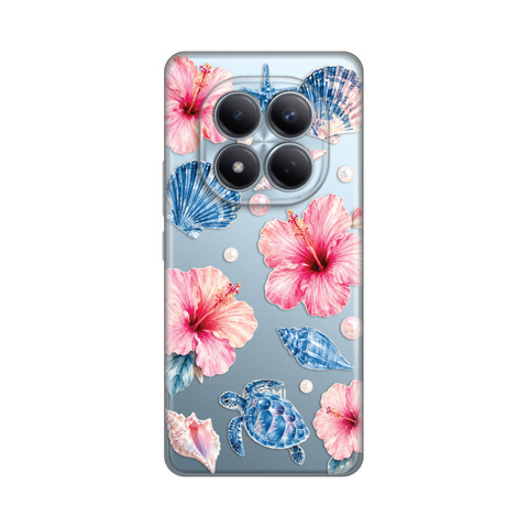 Zastitna ultra tanka (skin) maska / futrola PRINT - Xiaomi Redmi Note 15 Pro 4G Hibiscus Sea.