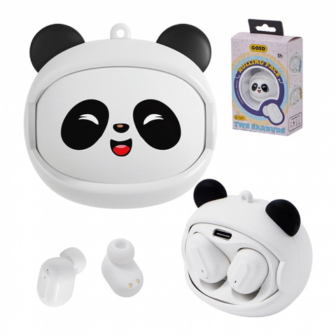 Bluetooth slusalice Panda bele.