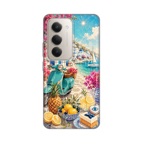 Zastitna ultra tanka (skin) maska / futrola PRINT - Xiaomi Redmi 15 4G Summer in Greece.