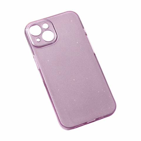 Zastitna maska (futrola) Sparkle Dust - iPhone 15 6.1 svetlo ljubicasta.