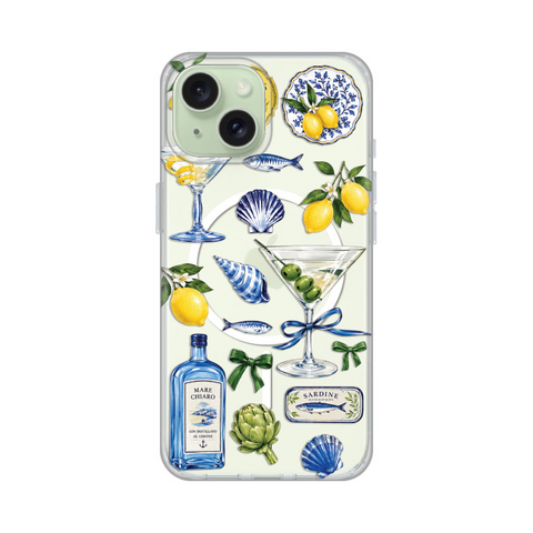 Zastitna maska (futrola) print Magsafe - iPhone 15 Mediterranean Martini.