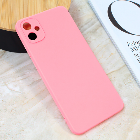 Zastitna maska (futrola) Teracell Giulietta - Samsung A055 Galaxy A05 mat roze.