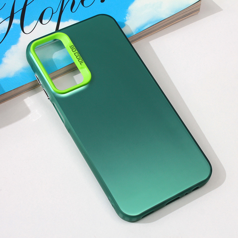 Zastitna maska (futrola) providna - Samsung A256 Galaxy A25 5G zelena.