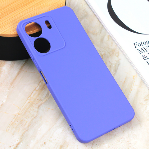 Zastitna maska (futrola) Teracell Giulietta - Xiaomi Redmi 13C mat ljubicasta.