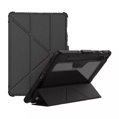 Zastitna maska (futrola) Nillkin Bumper Leather Pro - Samsung X710 Galaxy Tab S9 crna.